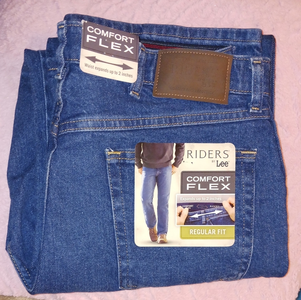Men's Lee Rider Jeans Comfort Flex Waistband